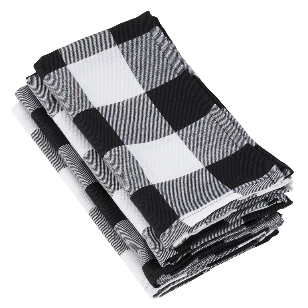 Franco Buffalo Plaid 20" Cotton Napkin (Set of 4) Birch Lane™ 