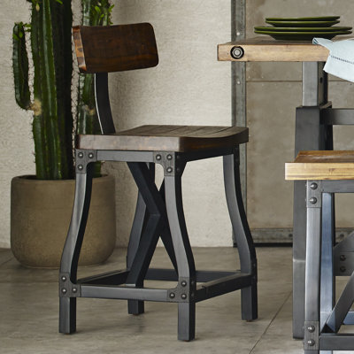 Eivind Solid Wood Bar & Counter Stool