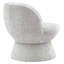 Chaise pivotante rembourrée en tissu Vesta Chenille-101177907