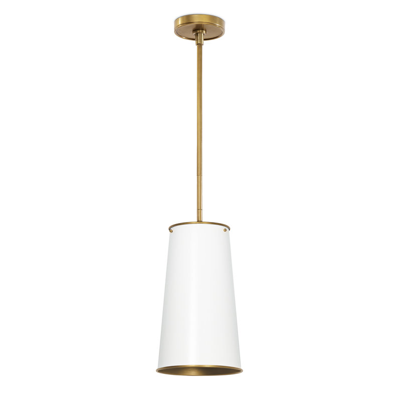 Hattie Pendant, White