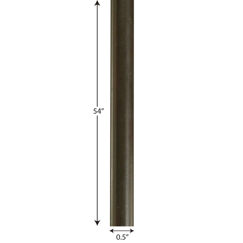 54" Pendant Stem Extension Kit, Antique Bronze