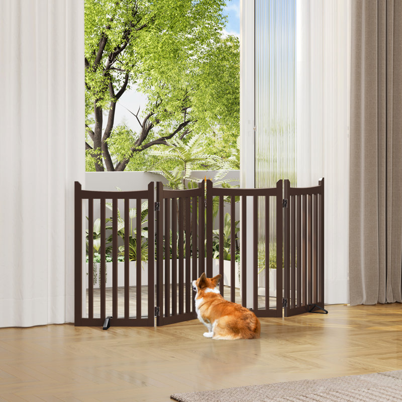Barrière pour animaux en bois Domineca, Blanc