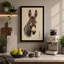 Ceremonial Donkey Japandi - Wrapped Canvas-832077891-832077900