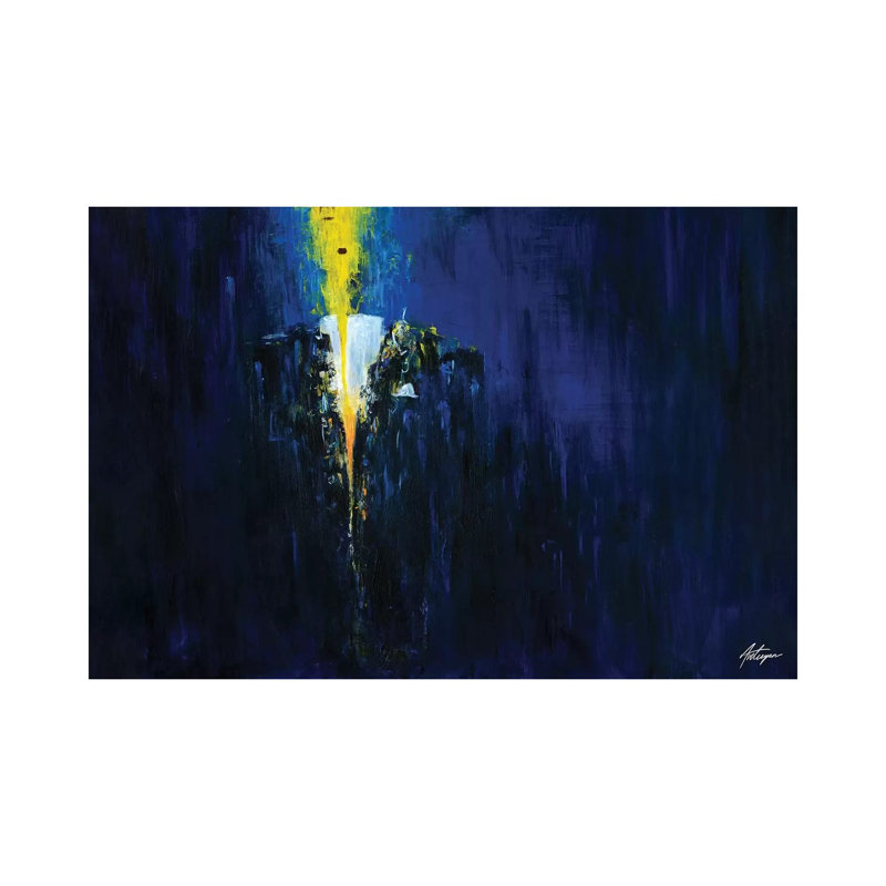 In Yellow II by Jack Avetisyan - Wrapped Canvas Painting, 20.32 cm H x 30.48 cm W