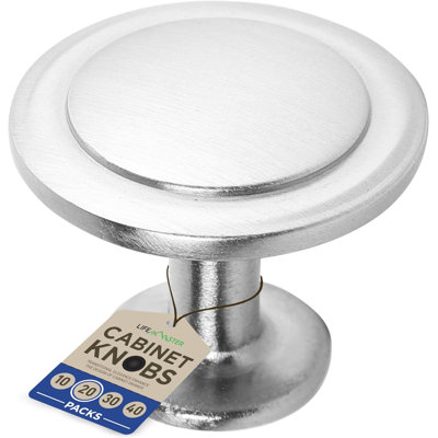 Hall & Closet Brushed Nickel Round