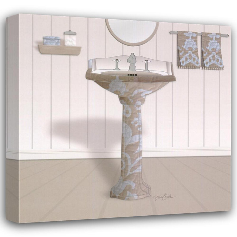 Damask Sink I, 28" H x 28" W