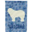 Caniche en polyester à 2 côtés 40 x 28 po standard welcome drapeau maison-957492957