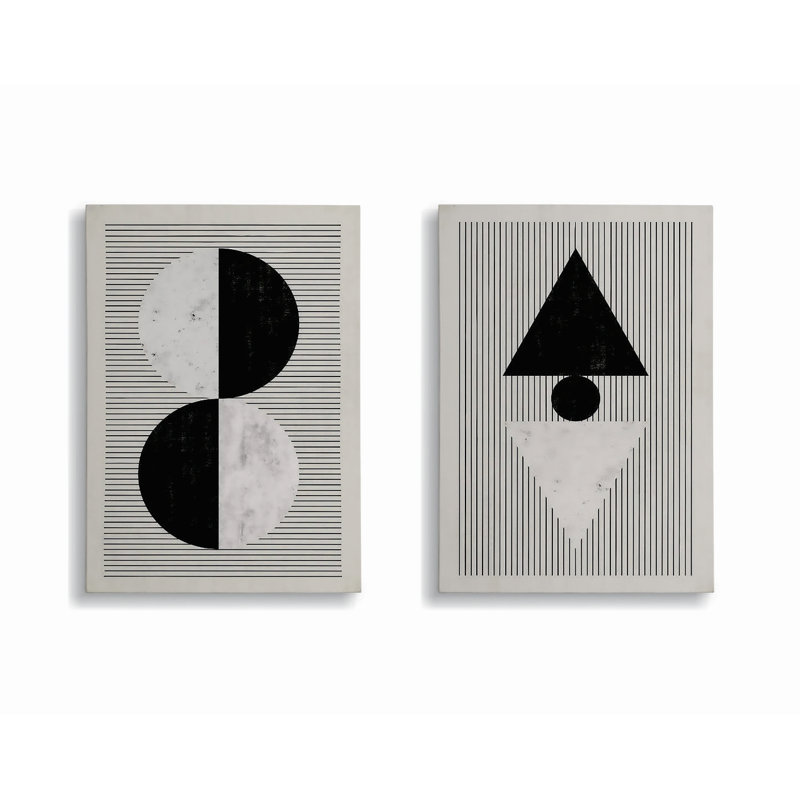 Stunning Decorative Canvas Paintings (2 Pieces), 11.8 x 15.7 inches Each | 50% Cotton / 50% Polyester, Digital Printing on Canvas | Elegant Wooden Frame (0.8 x 1.2 inches) | Perfect for Home Decor & Art Enthusiasts