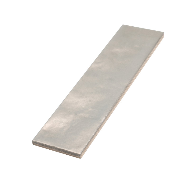 Bravura 2.5 X 10 In. Matte Ceramic Subway Wall Tile (5.06 Sq Ft/Case) - 30 Pack, Deep Gray