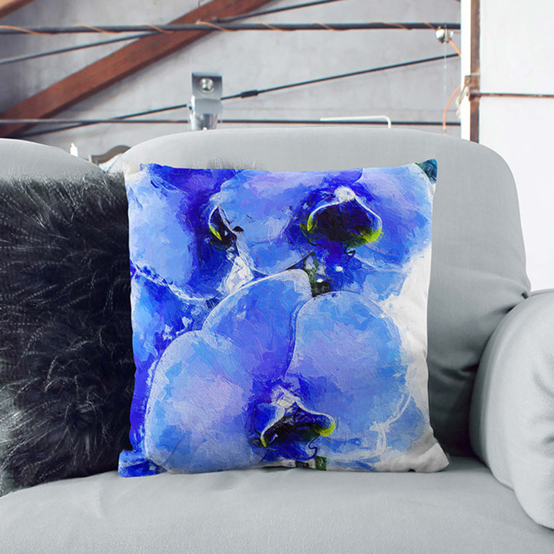 Square Throw Cushion, 40cm H x 40cm W x 15cm D