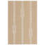 Tapis abstrait en polyester touffeté à la main beige / ivoire-661614609
