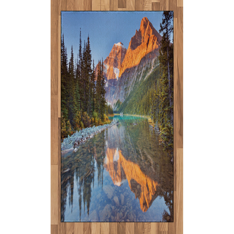 National Parks Nature High Density Long Fiber Poly Threads Decorative Area Rug Carpet, Rectangle 2'7" x 5'