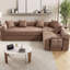 Canapé-lit modulaire pliable en forme de L sans dossier Ridge, canapé-lit Cloud-1136704080