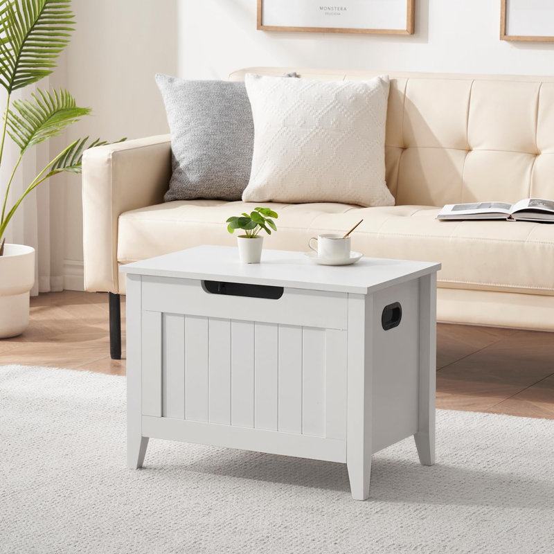 Hirota Upholstered Storage Bench, 21.20" H x 23.60" W x 15.70" D