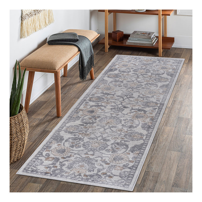Collection Sand / Oriental Area Rug, Runner 2'2" x 8'