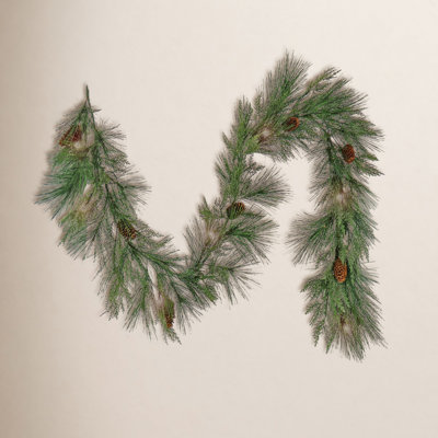 Pre-Lit Black Tie Cedar Garland