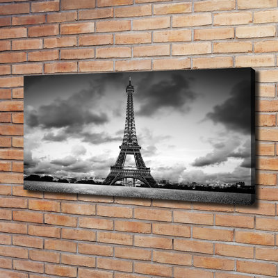 Eiffel Tower Paris - Wrapped Canvas Print