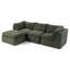 Canapé modulaire en L 112 po avec méridienne en L 112 po-129770677
