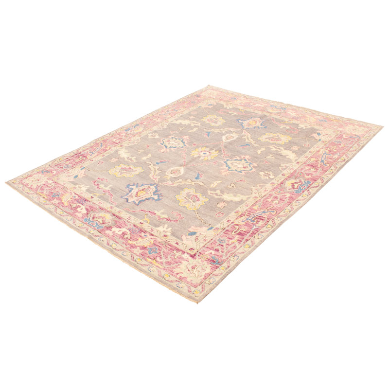 Tapis moderne gris Oushak 8 pi 2 po x 10 pi 2 po