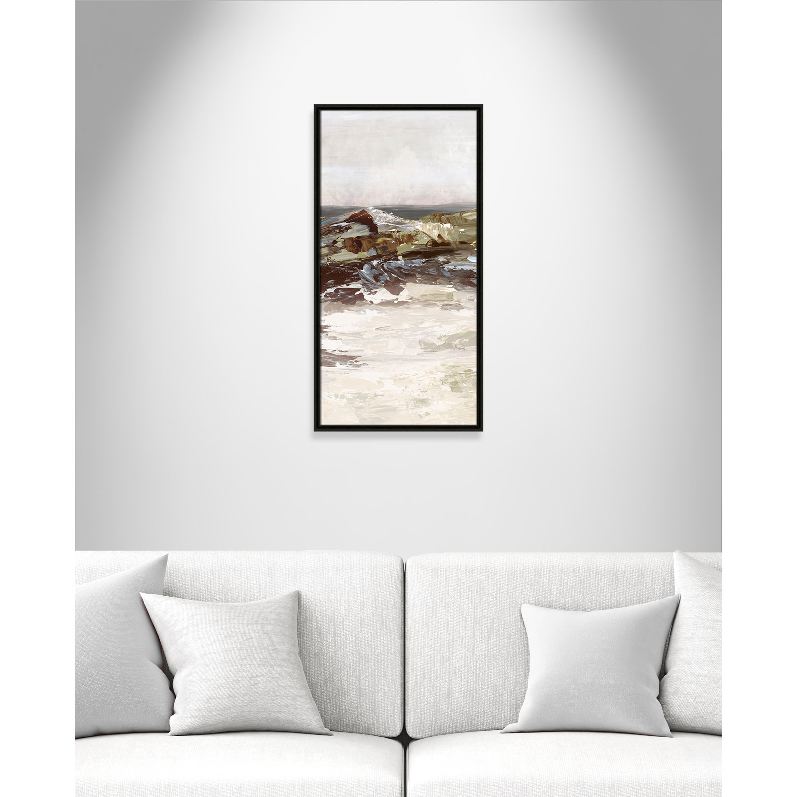 Conan "Stoney Peak" Print, 31.5" H x 16.5" W, Espresso