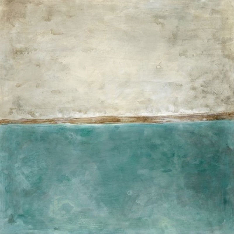 «Muddy Lane IV» par Sara Brown, impression sur toile tendue, Couche de verre, H 24 po x l 24 po x 1,5 po