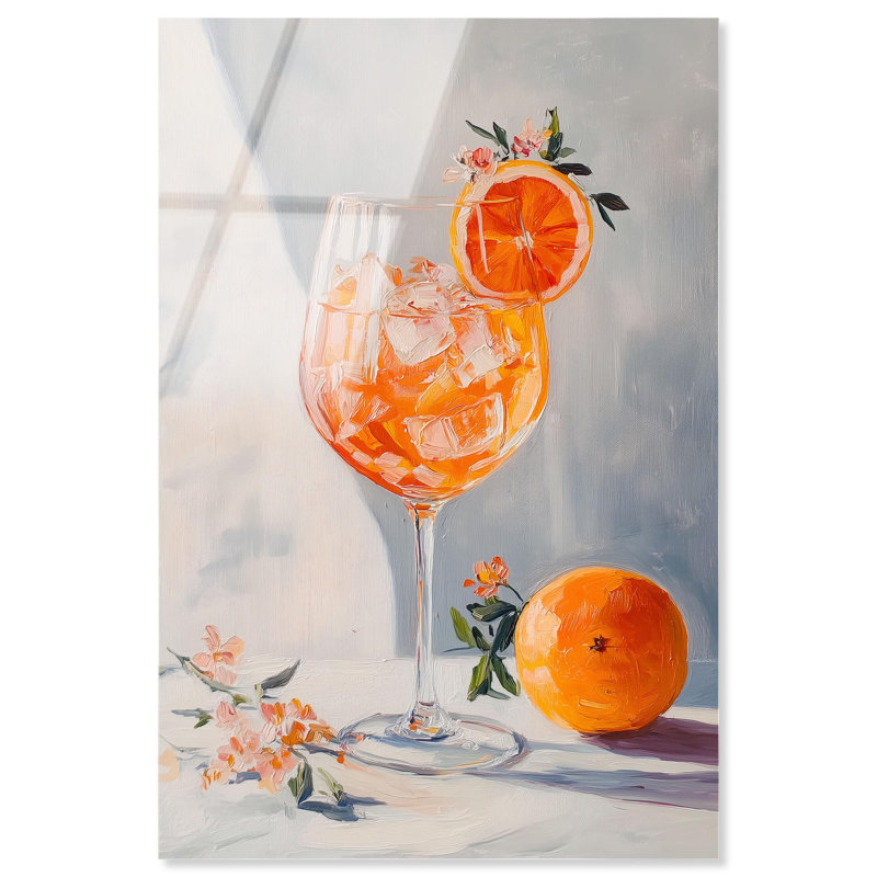 «Fizzy Drink I», reproduction d'art sur toile par Art Remedy, H 36 po x l 24 po