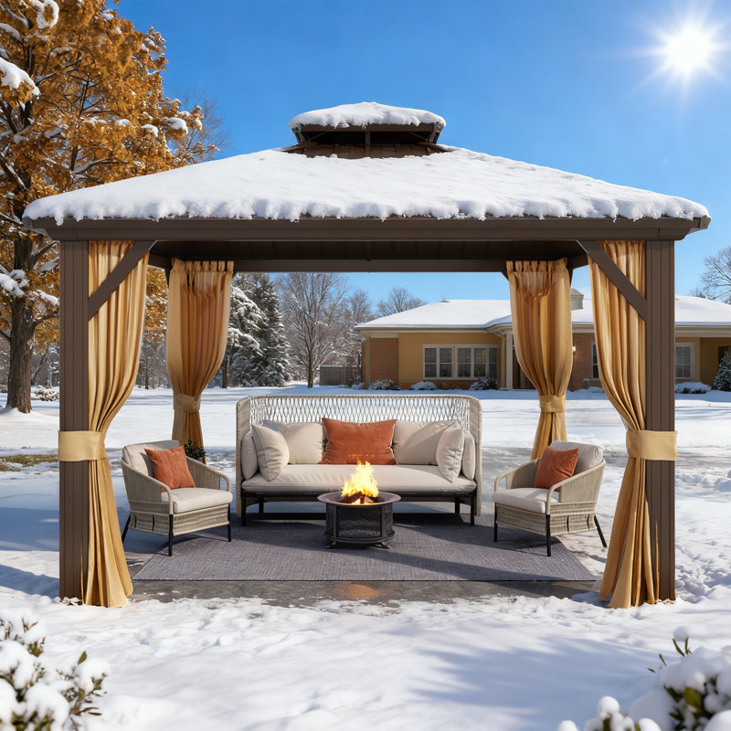 12 Ft. W x 12 Ft. D Aluminum Gazebo
