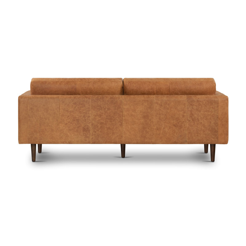 Napa Leather Sofa (Tufted Edition) - Thumbnail 4