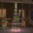 Christmas Tree on Flagpole Lighted Display