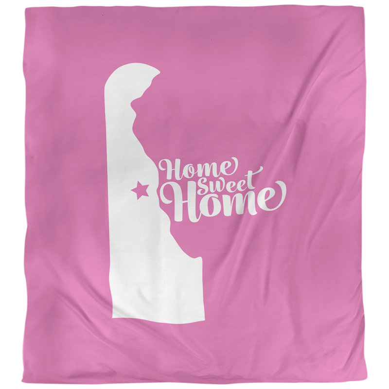 Housse de couette dover doux, Housse de couette pour grand lit, Rose, Polyester brossé