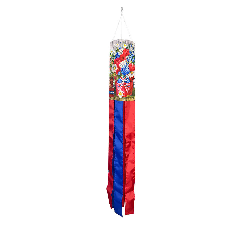 Red White And Beautiful Windsock