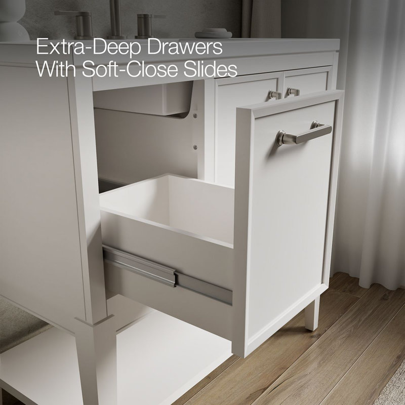 Winnow 36-In Bathroom Vanity Set, White