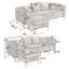 Canapé modulaire 85 po Chenille-106714695