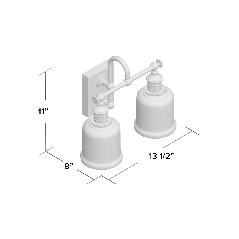 Keswick 2 - Light Vanity Light, Polished Chrome