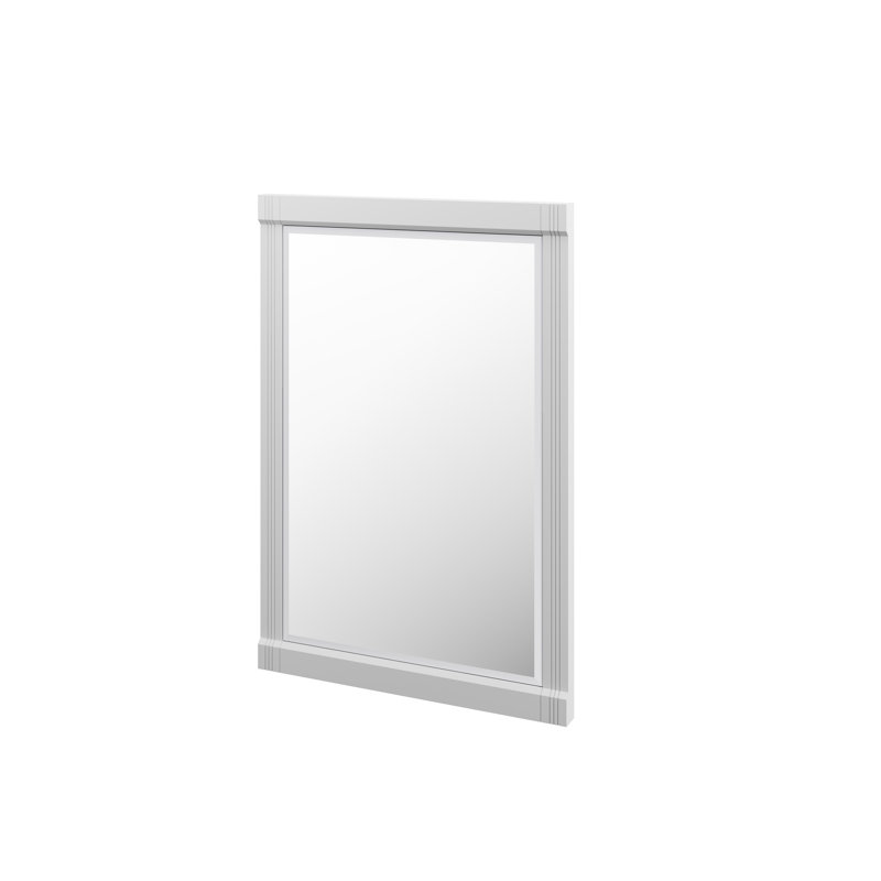 Bellshire Mirror, 38" x 26", Bright White