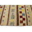 Tapis de couloir oriental crème 3 x 8 Indo Gabbeh