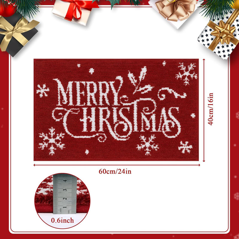 Tapis pour salle de bain Merry Christmas