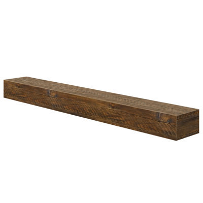 Camden Rustic Fireplace Shelf Mantel