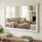 Larue Wood Framed Mirror with Safety Backing for Bathroom / Vanity Mirror-2063205950-2063211809