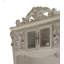 Bureau d'ordinateur et huche Bone