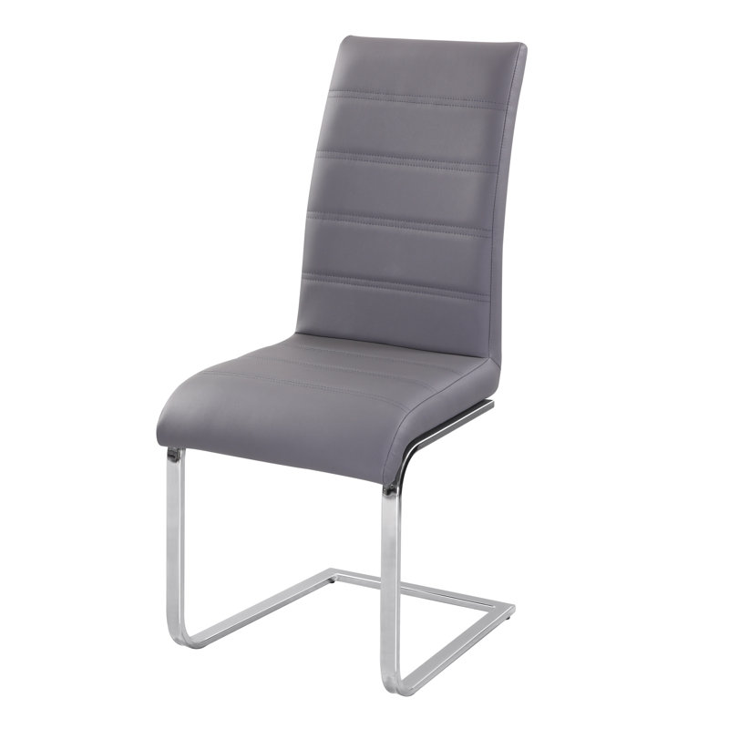 Remi 48.2cm H Upholstered Side Chair, Grey