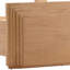 Aeris Rubberwood Platform Bed, Natural, Queen