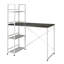 Bureau réversible en bois Smart Workstation blanc / brun