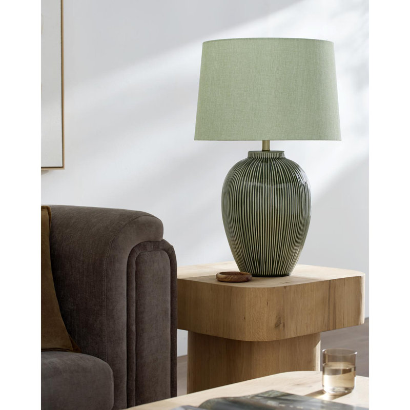 Pilypas Table Lamp, Green, Green