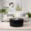 Table basse 35,83 "à rayures élégantes et minimalistes-1254201234