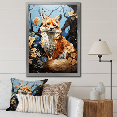 Reproduction d'art sur toile Fox Wilderness Guardian Pastoral II - Animaux