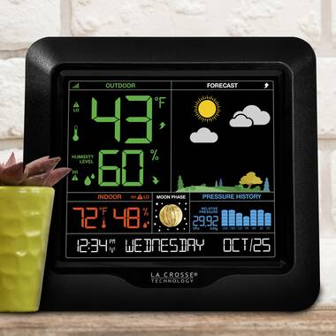 AcuRite Wireless Weather Station with Forecast, Indoor/Outdoor Temperature  and Atomic Clock, Country Home Products