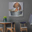 Art mural en métal Trinx «Brown Dachshund Bubble Bath» par Danny Gordon-1405018098
