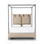 Leigh Canopy Bed-Palm Ecru-King-1908364108-1908364111