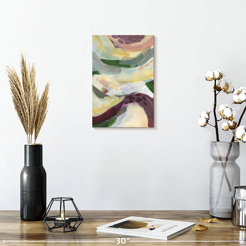 Motif abstrait Avery campagne française II, H 12 po x l 8 po